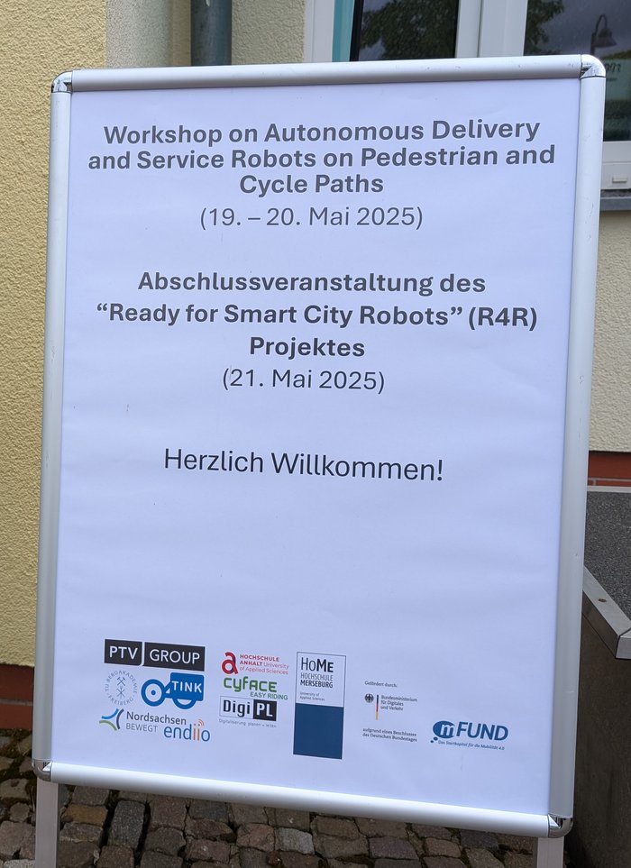 Willkommensschild